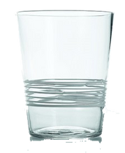 Carica l'immagine nel visualizzatore di Gallery, Bicchiere vetro Melting Pot Set 6 pezzi Clear-Grey