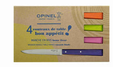 Carica l'immagine nel visualizzatore di Gallery, Cofanetto 4 coltelli da tavola OPINEL Bon Appetit Pop
