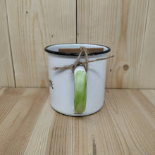 Carica l'immagine nel visualizzatore di Gallery, Tazza RETROPOT acciaio smaltato "Stop & Look"