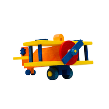 Carica l'immagine nel visualizzatore di Gallery, Decorazione aereoplano in legno 3 colori Graupner Holzminiaturen - Prezzo Outlet