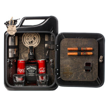 Carica l'immagine nel visualizzatore di Gallery, Jerrycan Mini Bar Original - The spirit of the real men Nera