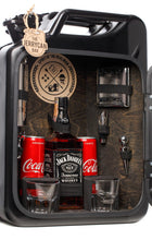 Carica l'immagine nel visualizzatore di Gallery, Jerrycan Mini Bar Original - The spirit of the real men Nera