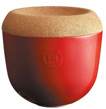Carica l'immagine nel visualizzatore di Gallery, Barattolo conserva aglio ceramica e sughero Emile Henry Grand Cru
