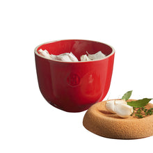 Carica l'immagine nel visualizzatore di Gallery, Barattolo conserva aglio ceramica e sughero Emile Henry Grand Cru