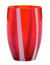 Carica l'immagine nel visualizzatore di Gallery, Bicchiere vetro Melting Pot Set 6 pezzi Red