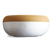 Carica l'immagine nel visualizzatore di Gallery, Fruttiera ceramica e sughero Emile Henry Blanc