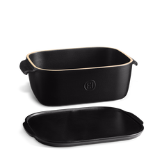 Carica l'immagine nel visualizzatore di Gallery, Scatola portaformaggio Cheese Box Emile Henry Noir Satine