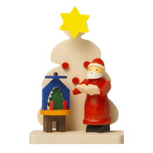 Carica l'immagine nel visualizzatore di Gallery, Decorazione in legno Babbo Natale vari soggetti Graupner Holzminiaturen - Prezzo Outlet