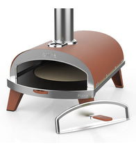 Carica l'immagine nel visualizzatore di Gallery, Forno a pellet portatile Ziipa Piana Teracotta - PREZZO OUTLET -