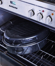 Carica l'immagine nel visualizzatore di Gallery, Cocotte rostiera ovale 2 in1 Baumalu - Prezzo Outlet