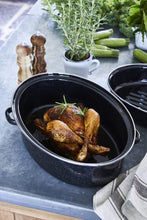 Carica l'immagine nel visualizzatore di Gallery, Cocotte rostiera ovale 2 in1 Baumalu - Prezzo Outlet