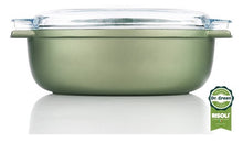 Carica l'immagine nel visualizzatore di Gallery, Rostiera alluminio pressofuso con coperchio in PIREX RISOLÌ DR GREEN