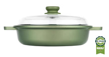 Carica l'immagine nel visualizzatore di Gallery, Tegame con coperchio Ø28 alluminio pressofuso RISOLÌ DR GREEN