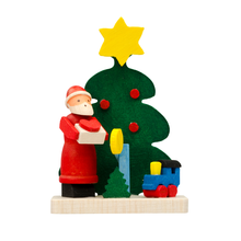 Carica l'immagine nel visualizzatore di Gallery, Decorazione in legno Babbo Natale vari soggetti Graupner Holzminiaturen - Prezzo Outlet