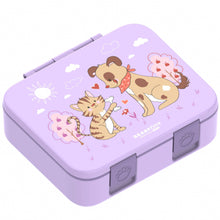 Carica l'immagine nel visualizzatore di Gallery, Lunch box ermetica con scomparti - Cane &amp; Gatto viola: 650 ml

