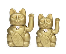 Carica l&#39;immagine nel visualizzatore di Gallery, Gatto portafortuna Maneki Neko h15 Oro
