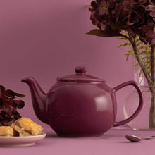 Carica l&#39;immagine nel visualizzatore di Gallery, Teiera in porcellana 1100ml 6 Cup Teapot Deep Magenta
