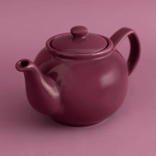 Carica l&#39;immagine nel visualizzatore di Gallery, Teiera in porcellana 1100ml 6 Cup Teapot Deep Magenta

