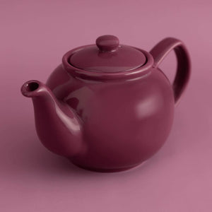 Teiera in porcellana 1100ml 6 Cup Teapot Deep Magenta
