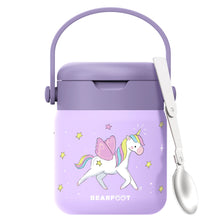 Carica l'immagine nel visualizzatore di Gallery, Contenitore termico per bambini in acciaio inox - unicorno lilla
