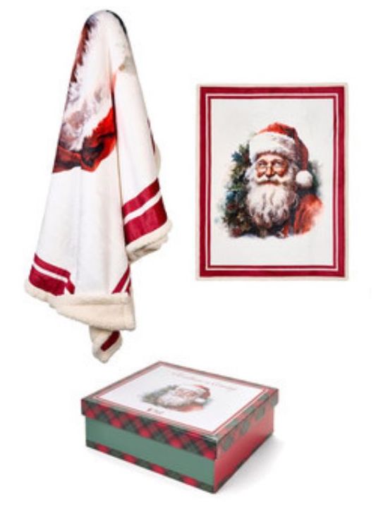Plaid Cristmas is Coming 130x160 - Babbo Natale