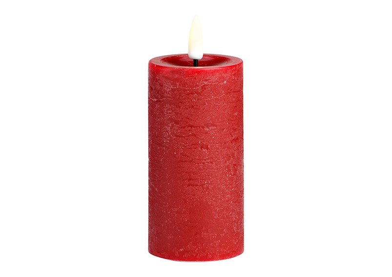 Candela led in cera Ø5,0 x 10 bordeaux
