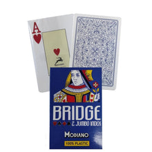 Carica l&#39;immagine nel visualizzatore di Gallery, Carte da gioco Modiano Bridge 2 Jumbo Index (blu)
