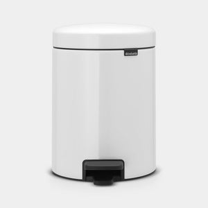 Pattumiera a pedale NewIcon Brabantia 5 lt Fresh White