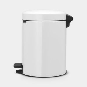 Pattumiera a pedale NewIcon Brabantia 5 lt Fresh White