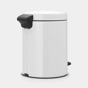 Pattumiera a pedale NewIcon Brabantia 5 lt Fresh White