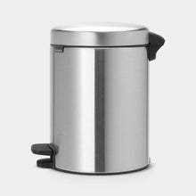 Carica l&#39;immagine nel visualizzatore di Gallery, Pattumiera a pedale NewIcon Brabantia 5 lt Acciaio Anti Impronta
