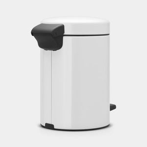 Pattumiera a pedale NewIcon Brabantia 3 lt Fresh White