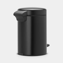 Carica l&#39;immagine nel visualizzatore di Gallery, Pattumiera a pedale NewIcon Brabantia 3 lt Matt Black
