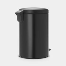Carica l&#39;immagine nel visualizzatore di Gallery, Pattumiera a pedale NewIcon Brabantia 20 lt Matt Black
