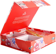 Carica l&#39;immagine nel visualizzatore di Gallery, Set sushi Tokyo Design Studio Flower red
