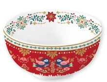 Carica l&#39;immagine nel visualizzatore di Gallery, Ciotola in porcellana Ø12 CHRISTMAS FOLK
