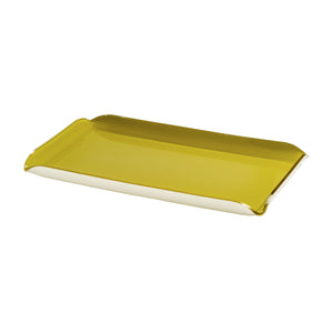 Vassoio rettangolare 44x25 Atlantica Giallo/Bianco