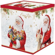 Carica l&#39;immagine nel visualizzatore di Gallery, Set 2 tazzine da caffè con piattino in porcellana collezione Santa Is Coming
