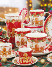 Carica l&#39;immagine nel visualizzatore di Gallery, Set 2 tazze in porcellana Fancy Gingerbread
