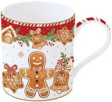 Carica l&#39;immagine nel visualizzatore di Gallery, Set 2 tazze in porcellana Fancy Gingerbread
