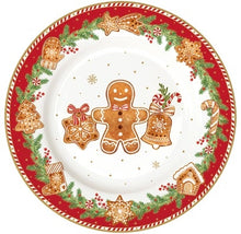 Carica l&#39;immagine nel visualizzatore di Gallery, Set 4 piatti dessert Ø19cm Fancy Gingerbread
