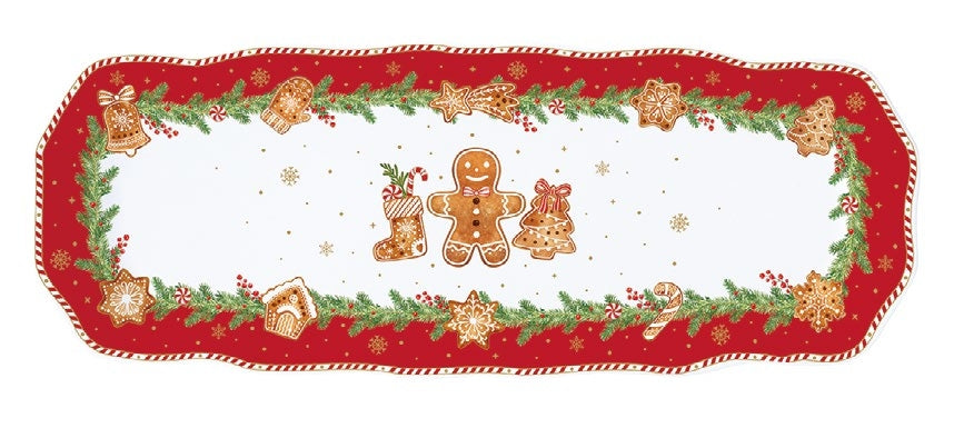 Vassoio da portata 37x14 Fancy Gingerbread