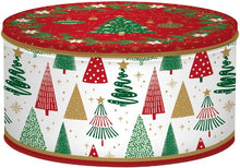 Carica l&#39;immagine nel visualizzatore di Gallery, Set 3 scatole di latta tonde Jingle Bells

