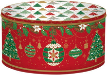 Carica l&#39;immagine nel visualizzatore di Gallery, Set 3 scatole di latta tonde Jingle Bells
