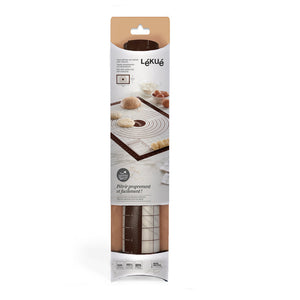Tappetino da forno/stendipasta antiaderente con scale e tabella di conversioni cm 60x40 Lékué