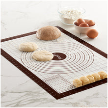 Carica l&#39;immagine nel visualizzatore di Gallery, Tappetino da forno/stendipasta antiaderente con scale e tabella di conversioni cm 60x40 Lékué
