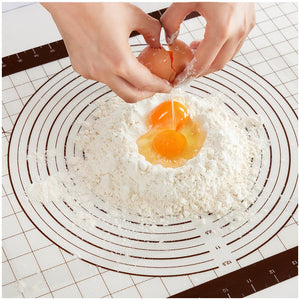 Tappetino da forno/stendipasta antiaderente con scale e tabella di conversioni cm 60x40 Lékué
