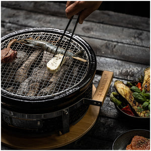 Barbecue da tavolo in ceramica SHICHIRIN tondo Ø31 Yakiniku