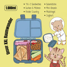 Carica l'immagine nel visualizzatore di Gallery, Lunchbox leggero e anti-perdita con scomparti - Trattore: 650 ml
