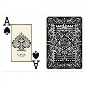 Carte da gioco Modiano Texas Poker Hold Em (nere)
